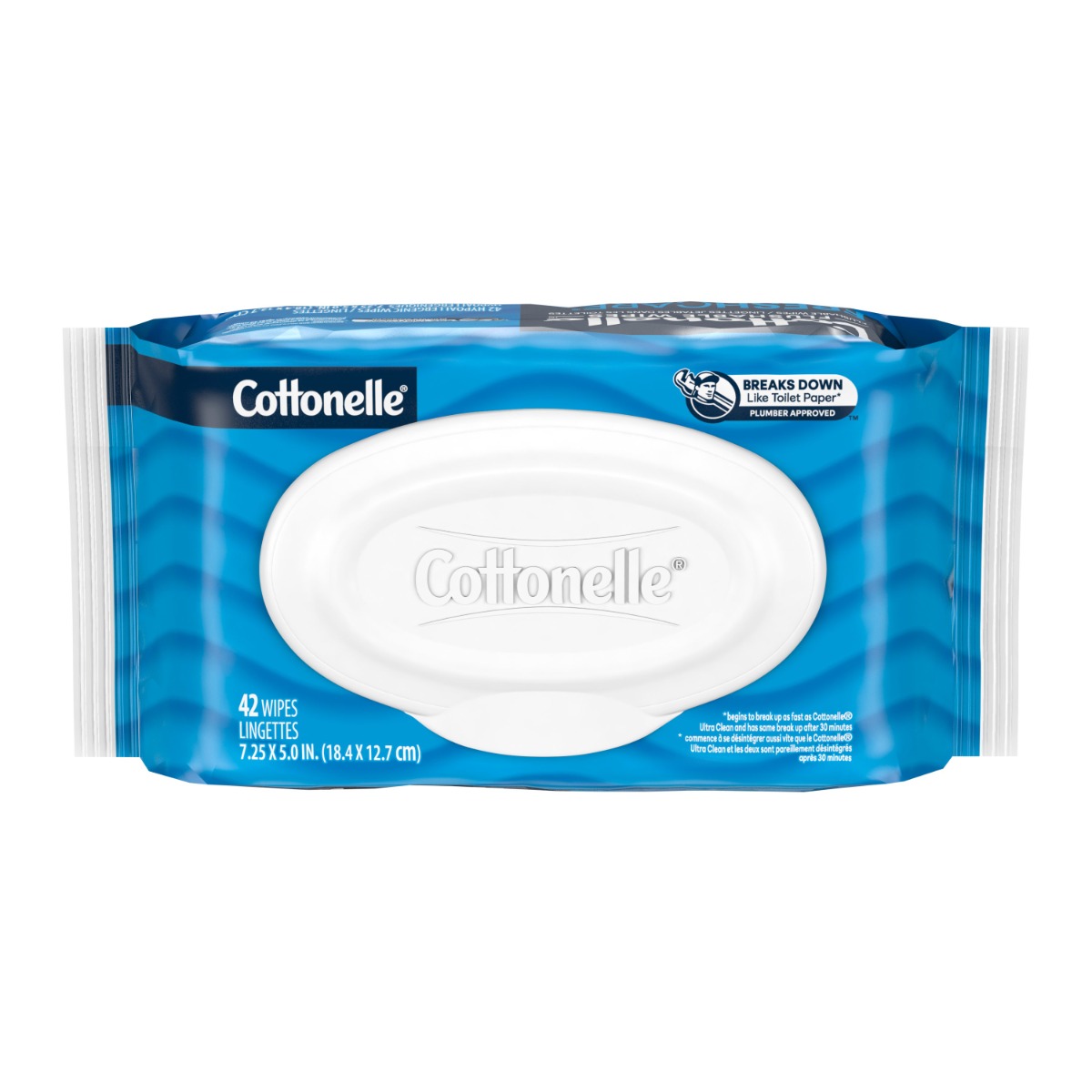 Cottonelle Flushable Wet Wipes, 42Ct