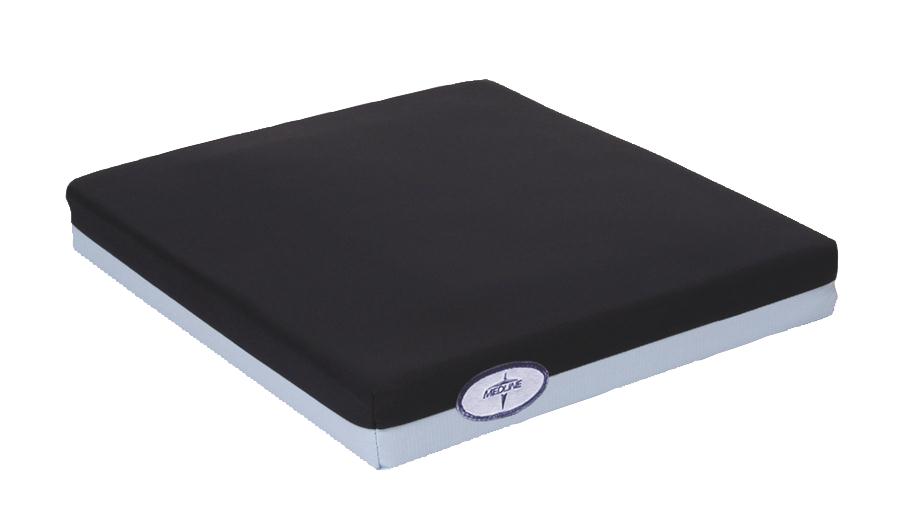 Medline Gel Foam Pressure Wheelchair Cushion 18x16x2 1Ct