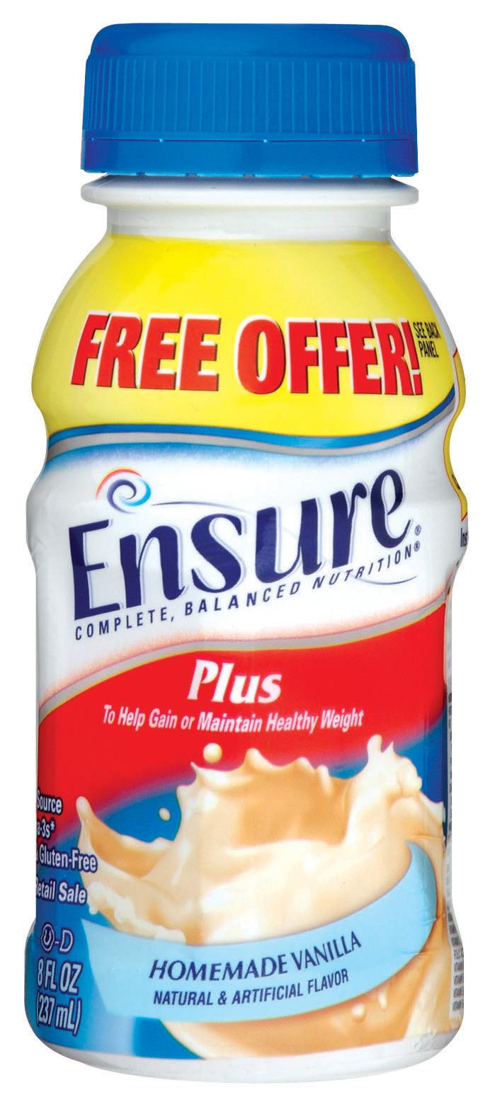 Ensure Plus Nutritional Supplement Vanilla 8oz Bottle 24Ct