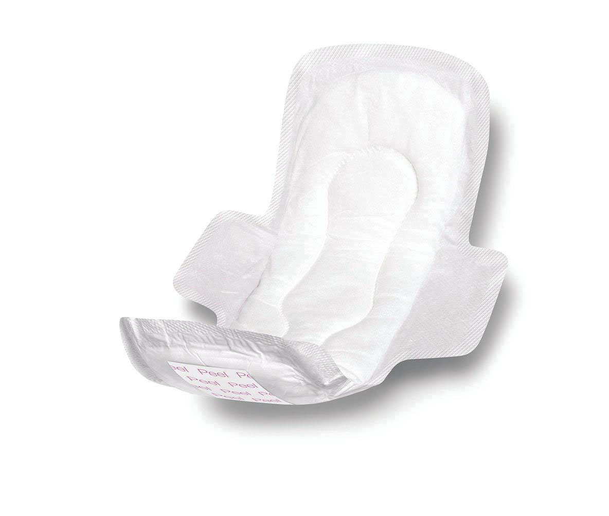 Medline Maxi Period Postpartum Pad with Wings 11in 12Ct