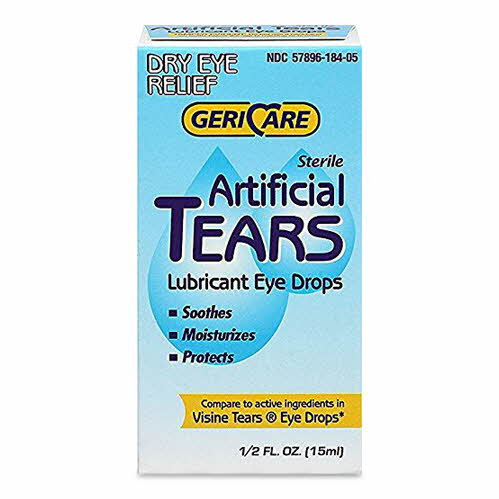 Artificial Tears Lubricant Eye Drops 1/2oz 1Ct
