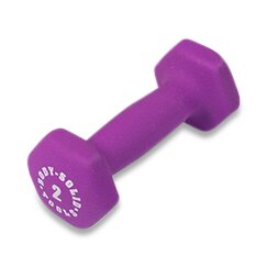 Body-Solid Tools Neoprene Dumbbell Light Purple 2lb 1Ct