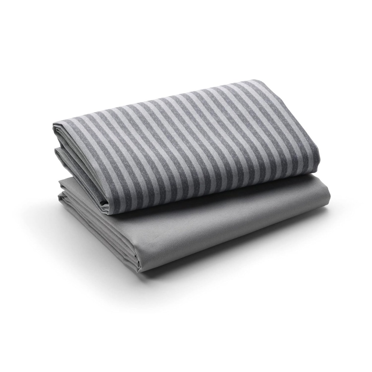 Graco Pack 'n Play Fitted Sheet Stripe/Gray 2Ct