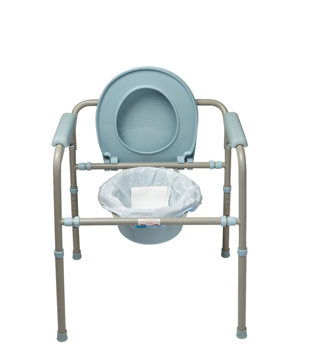 Medline Universal Commode Liner with Absorbent Pad 12Ct