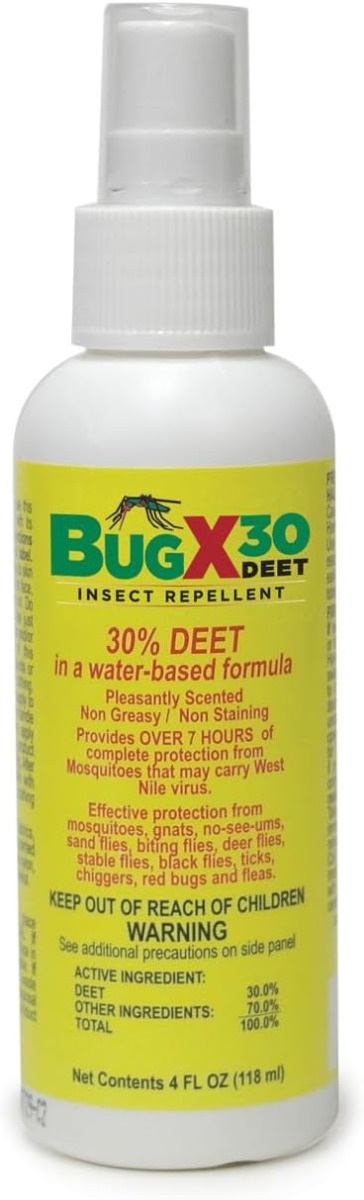 Bug X 30 DEET Insect Repellant Spray 4oz 1Ct