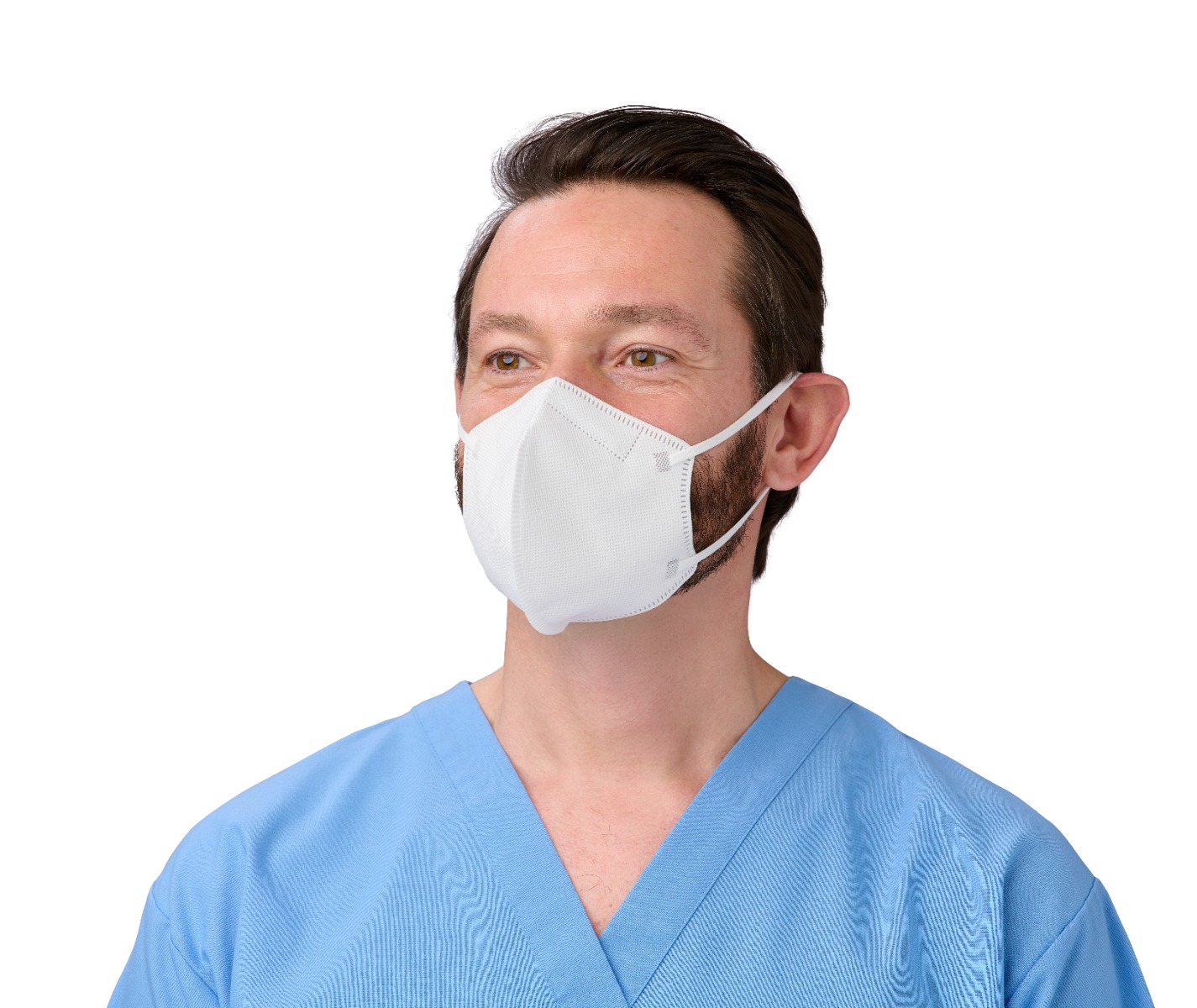 CURAD Flat-Fold Face Mask 10Ct