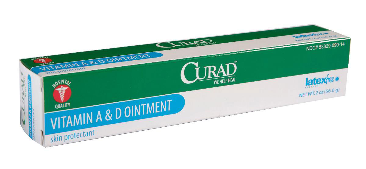 CURAD Vitamin A&D Ointment 2oz Tube 1Ct