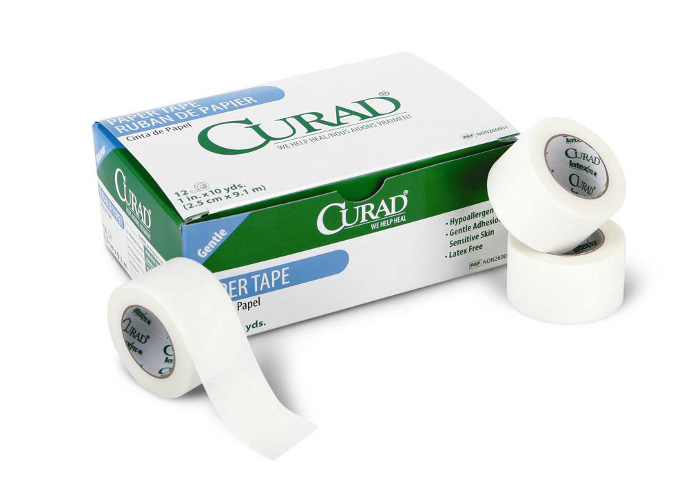 CURAD Paper Medical Tape 1inx10yd 1Ct