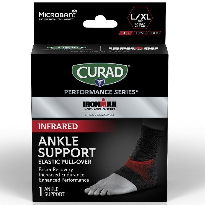 CURAD Performance Series IRONMAN Ankle Support L/XL 1Ct