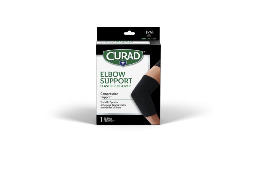 CURAD Elastic Pull-Over Elbow Supports S/M 1Ct