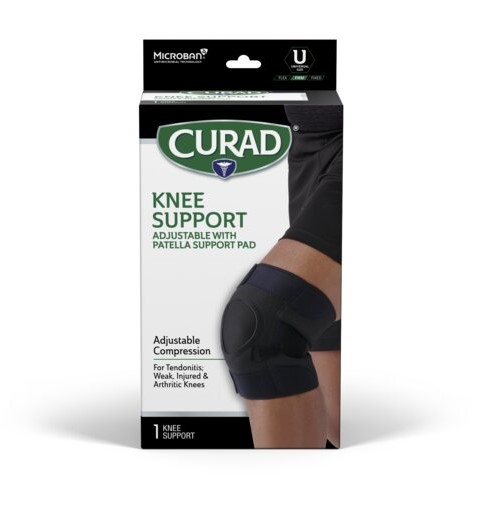 CURAD Adjustable Knee Support with Patella Pad 1Ct
