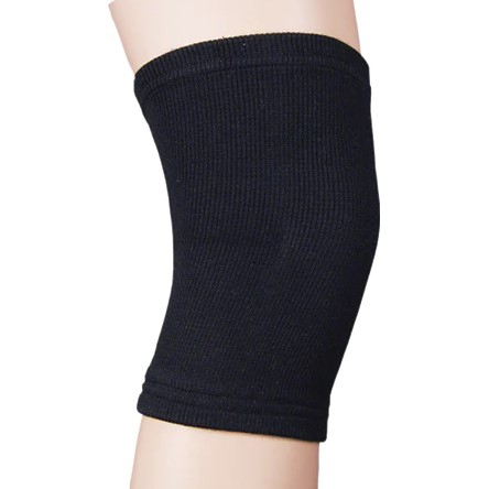 CURAD 9in Elastic Pull-Over Knee Support Black L 1Ct