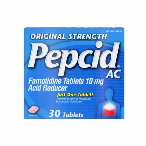 Pepcid AC Famotidine Antacid Tablets Original 10mg 30Ct JIP87230H by Johnson & Johnson