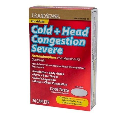 Sinus Congestion + Pain Severe Daytime compare to Tylenol Congestion + Pain UMC201414 by United Medco Inc