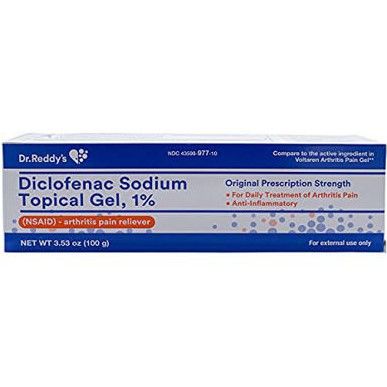 Dr. Reddy's Diclofenac Sodium Arthritis Pain Relief Topical Gel 3.53oz 1Ct OTC097710 by Dr. Reddy's Labs