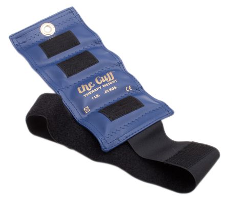 The Cuff Therapy Weight Ankle/Wrist 1lb Blue 1Ct MDSP100203 by Fabrication Enterprises, Inc.