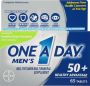 One A Day Men's 50+ Complete Multivitamin Tablet 65Ct DTF718511H by Bayer Healthcare