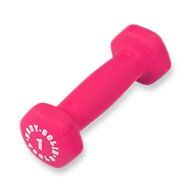 Body-Solid Tools Neoprene Dumbbell Pink 1lb 1Ct BSTND1 by Body-Solid Inc.