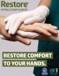 Restore Exam Gloves maxOat+ Nitrile Textured Fingertips M 250Ct OAT6802H by Medline