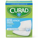 CURAD Sterile Nonstick Pad Medium 3x4 20Ct