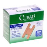 CURAD Flex-Fabric Adhesive Bandages Knuckle 100Ct