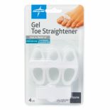 Medline Gel Toe Straighteners 4Ct