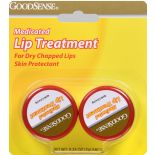 GoodSense Medicated Lip Balm Treatment Tins 2Ct