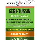 GeriCare Geri-Tussin Guaifenesin Expectorant Syrup 200mg 16oz 1Ct