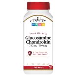 Triple Strength Glucosamine 750mg Chondroitin 600mg, Tablet 100Ct