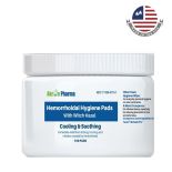 Akron Pharma Hemorrhoid Hygiene Pads w Witch Hazel 100Ct