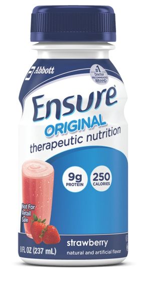 Ensure Original Therapeutic Nutrition Shakes Strawberry 8oz 1Ct R-L58295H by Abbott