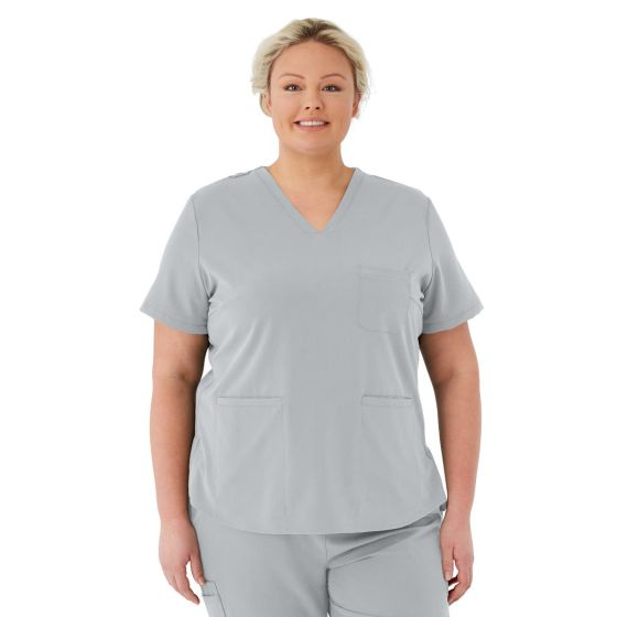 Lex ave Women's Scrub Top Gray Size XL