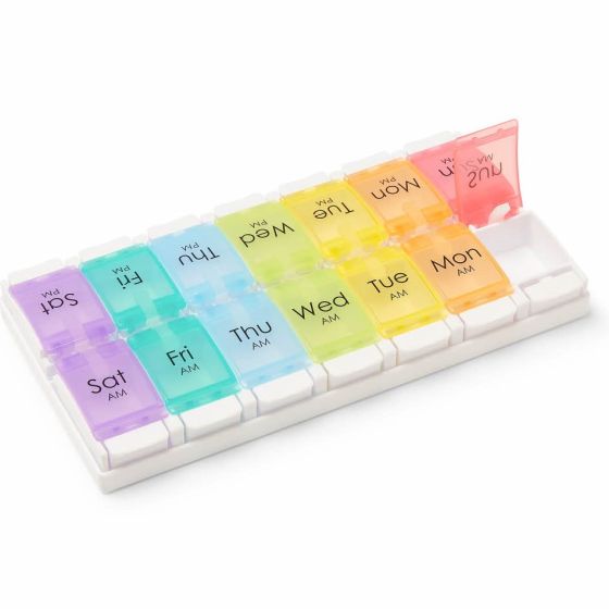 Medline 7-Day Pill Organizer Multicolor 2X/Day NON36690H by Medline