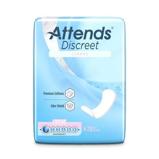 Attends Discreet Liner Women 6in 28Ct PRKADLINERZ by Attends Healthcare Products