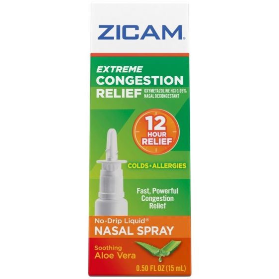 Zicam Extreme Congestion Relief No-Drip Nasal Spray 0.5oz 1Ct C-H216204100H by Church & Dwight Inc