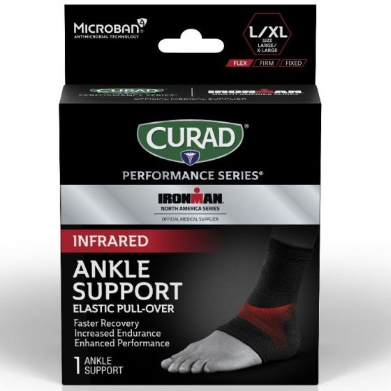 CURAD Performance Series IRONMAN Ankle Support L/XL 1Ct CURIM2611LXHH by Medline