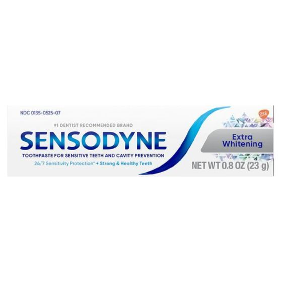 Sensodyne Extra Whitening Toothpaste 0.8oz 1Ct GSK08434GH by Glaxo Smithkline Plc