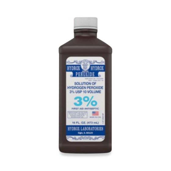 Hydrox 3% Hydrogen Peroxide 16oz 1Ct HDXD0012H by Hydrox Laboratories