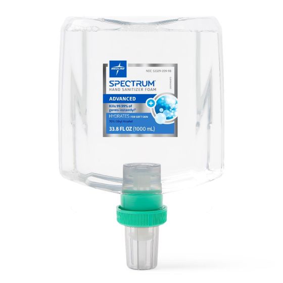 Spectrum Advanced Hand Sanitizer Foam 1000mL 4Ct HH70F1000 by Medline