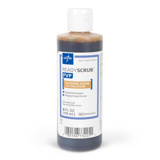 ReadyScrub Povidone Iodine (PVP) 7.5% Scrub Solution 4oz 1Ct