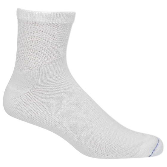 Dr. Scholl's Diabetic and Circulatory Ankle Socks Men XL White 4Pr MDS1901LWM by Renfro Corporation