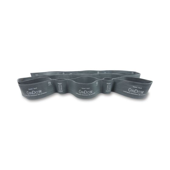 CanDo Silver Multi-Grip Exerciser 6ft XXHeavy 1Ct MDSP106606 by Fabrication Enterprises Inc