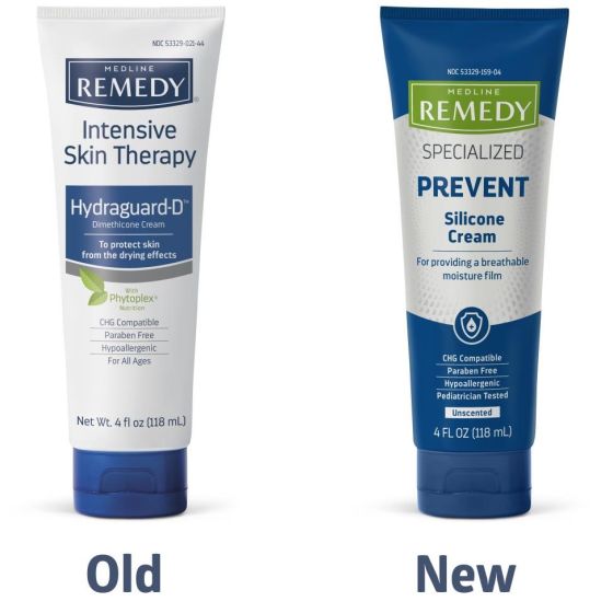 Medline Remedy Clinical Silicone Cream, 2 oz, Unscented, 24% Silicone