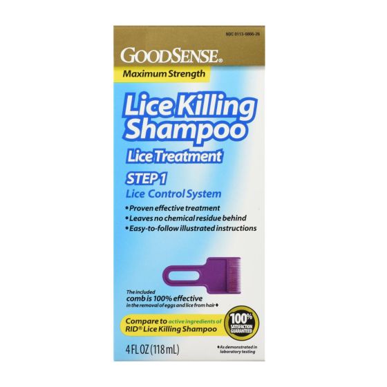 GoodSense Max Strength Lice Killing Shampoo 4oz 1Ct OTC009576 by Geiss, Destin & Dunn