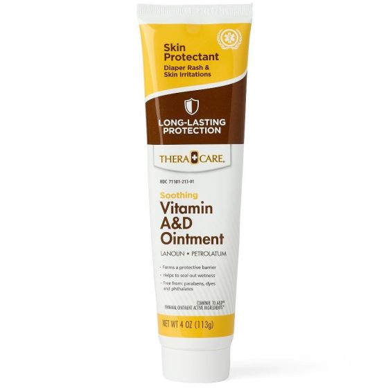 TheraCare Vitamin A & D Skin Protectant Ointment 4oz 1Ct OTC010108 by Veridian Healthcare LLC