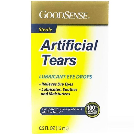 GoodSense Artificial Tears Drops 0.5oz 1Ct OTC011001 by Geiss Destin & Dunn