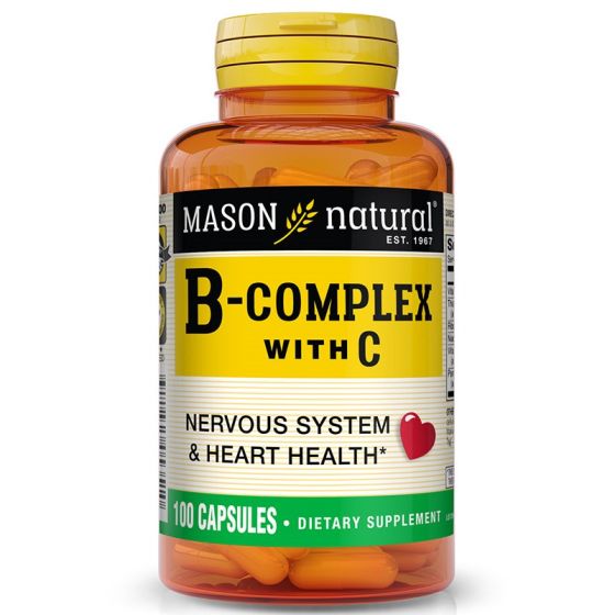 Mason Natural Vitamin B-Complex with C Capsule 100Ct OTC053510 by Mason Vitamins Inc