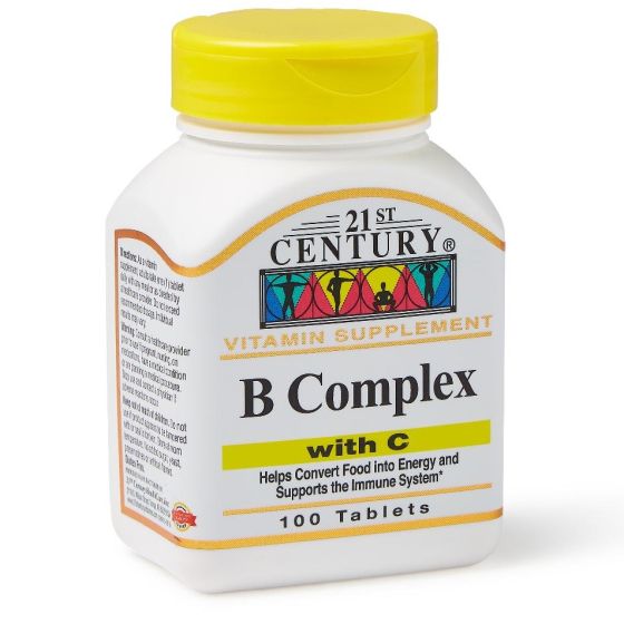 21st Century Vitamin B Complex w/ Vitamin C Tablets 100Ct OTC226681 by 21St Century Healthcare, Inc.