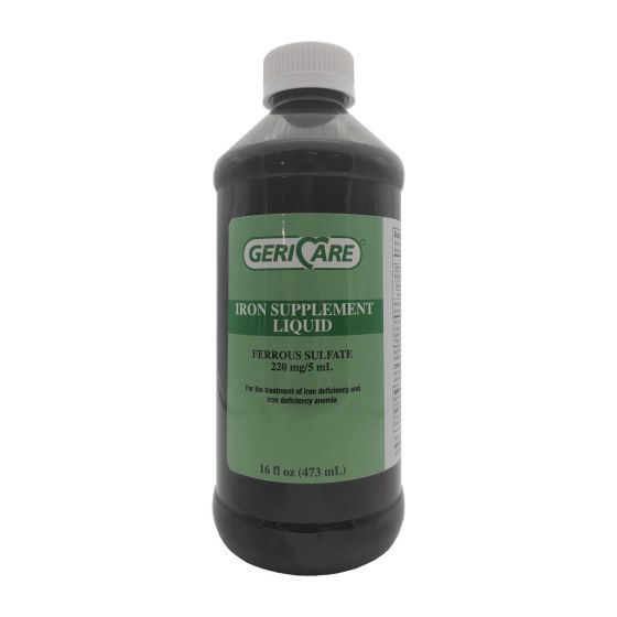 GeriCare Ferrous Sulfate 220mg/mL 16oz 1Ct OTC709167 by Geri-care Pharmaceuticals