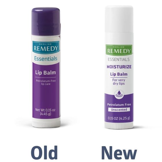Medline Remedy Lip Balm 5-Pack - 0.15oz Each, Hypoallergenic & Unscented, MSC092LB15 8 thumbnail image
